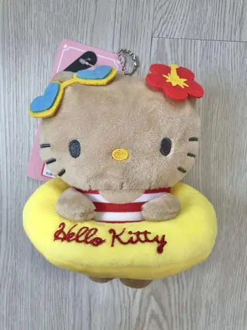 헬로키티 봉제인형 햇볕 그을림 아베일 산리오 햇볕 그을린 키티 튜브
