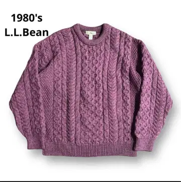 1980년대 아일랜드 생산 L.L.Bean 피셔맨 니트