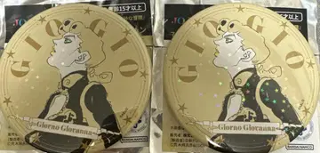 죠죠월드 JOJO WORLD 홀로그램 캔뱃지 죠르노 2개