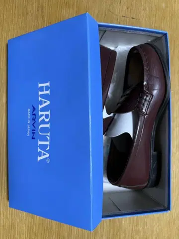 HARUTA 버건디 로퍼