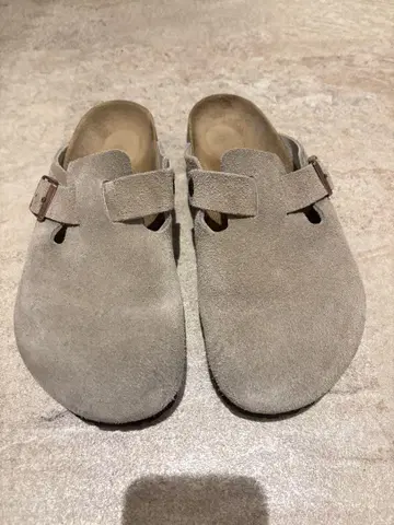 BIRKENSTOCK 버켄스탁 보스턴 42 스웨이드 토프