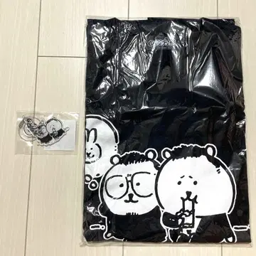 어둠의 금전 우시지마 나가노의 곰 T셔츠 블랙 아크릴 키링