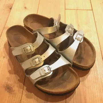 Birkenstock 버켄스탁 플로리다 실버 샌들 39