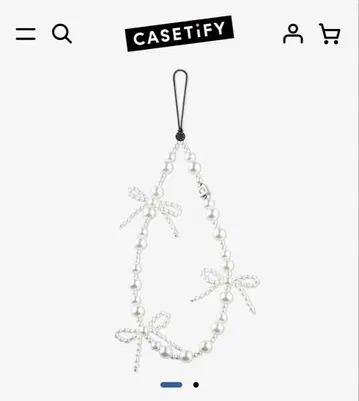 [미사용] CASSETIFY 진주 리본 참