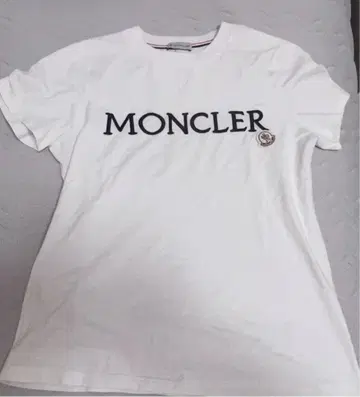 MONCLER 화이트 티셔츠