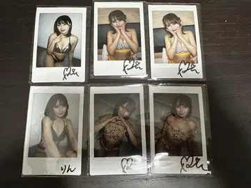 프레스티지 세오 린 친필 사인 폴라로이드 6 세트