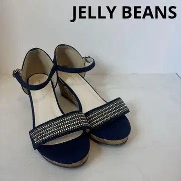 JELLY BEANS 스트랩 샌들 네이비 컬러 M 비쥬