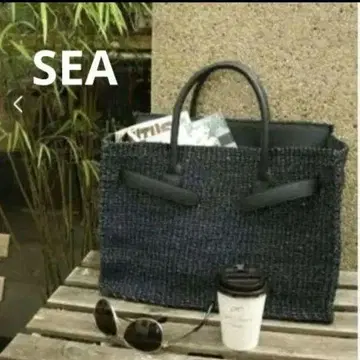 [컨디션 최상] SEA 씨 바스켓백 블랙 M 사이즈
