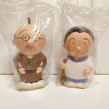 미개봉품 사자에상 소프트 비닐 저금통 나미헤이와 후네