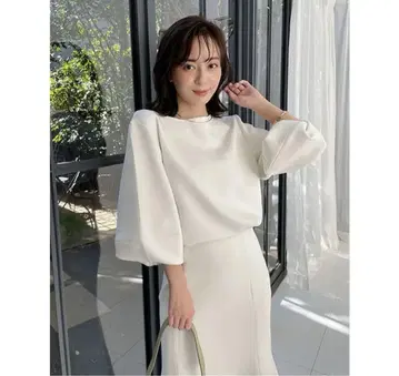 아뉴앙스 소프트 패브릭 상의 (IVORY)