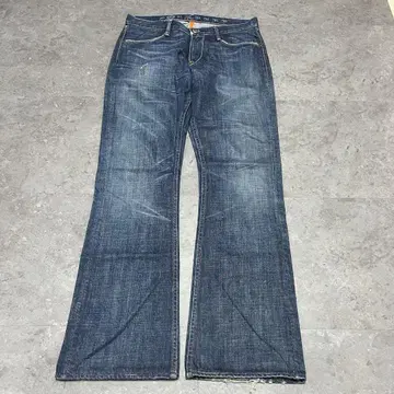 00s USA archive damage flare denim Y2K