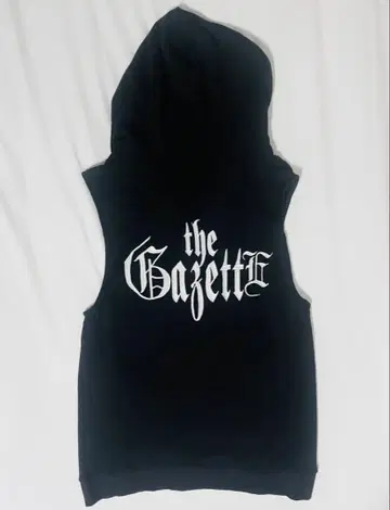 the GazettE DOGMATIC 슬리브리스 로고 후드티