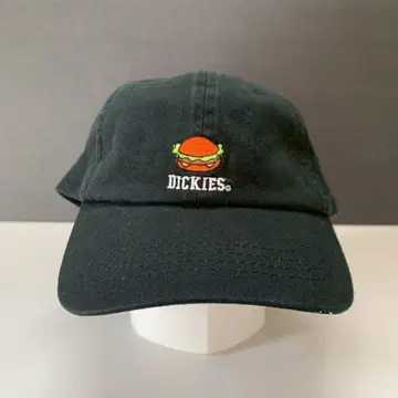Dickies (디키즈) 캡 햄버거&감자 자수/블랙