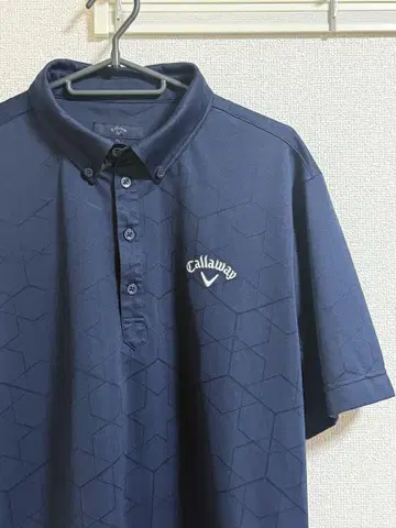 Callaway 네이비 피케 셔츠