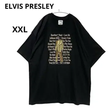 ELVIS PRESLEY 엘비스 프레슬리 T셔츠 블랙 XXL