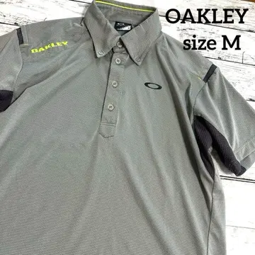 OAKLEY 반팔 M 골프웨어 남성용 버튼다운 오클리