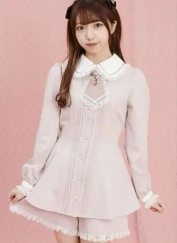 시크릿허니 넥타이 포함 셋업 양산형 지뢰계 긴팔