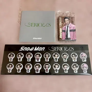 Snow Man / 싱글 [SERIOUS] CD 구매자 특전 세트