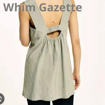 가격 대폭 인하 새상품급 Whim Gazette 슬리브리스 튜닉