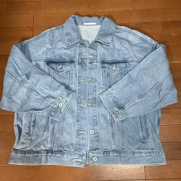 UNIQLO 라이트 블루 데님 자켓 XXL