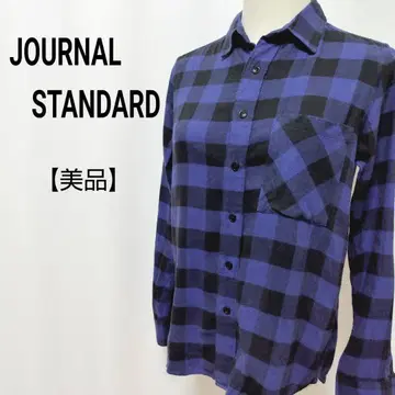 [새상품급] JOURNAL STANDARD 버팔로 체크 플란넬 셔츠