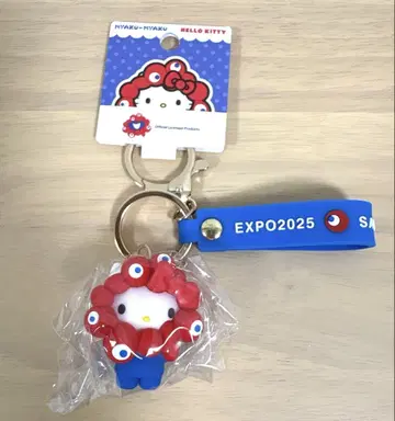 엑스포 EXPO 2025 입체 마스코트 스트랩 먘먘 헬로키티