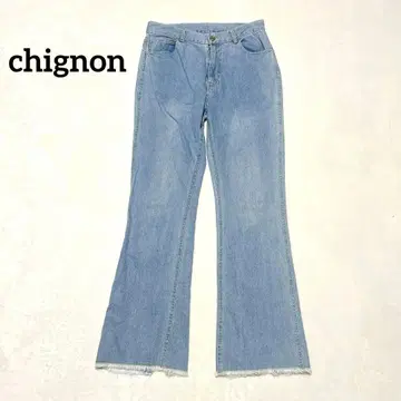 chignon 시뇽 부츠컷 플레어 데님 팬츠 컷 M