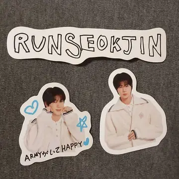 RUNSEOKJIN 스티커 세트 BTS JIN