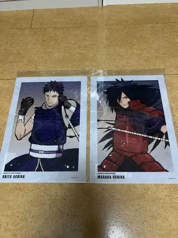 NARUTO 우치하 마다라 우치하 오비토 포스터