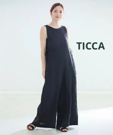 TICCA 티카 린넨 슬리브리스 올인원 콤비네종