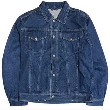 90년대 vintage 데님 자켓 인디고 다크 네이비 컬러