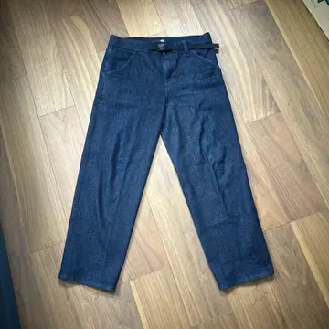 THE NORTH FACE 다크 블루 팬츠 벨트 포함