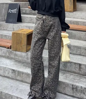 Forever21 레오파드 팬츠 포에버21 레오파드 무늬