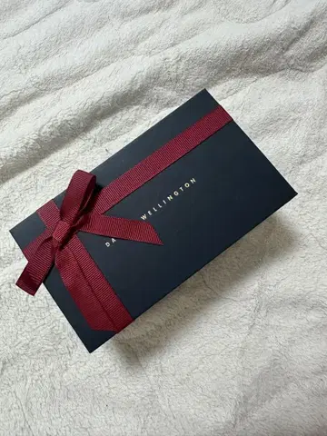 DANIEL WELLINGTON 핑크 골드 손목시계 + 기프트 박스
