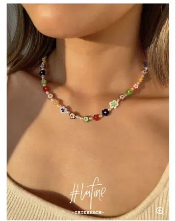 IRIE BEACH lufine 밀피오리 펄 목걸이
