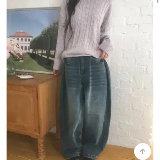 Wonder Wonder Asheon Side Pintuck Snap Wide Denim Pants on