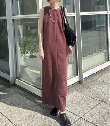 ameri VINTAGE COMFY PILE DRESS