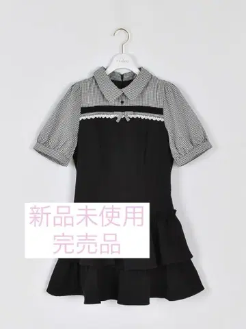 evelyn 도킹 티어드 OP 블랙