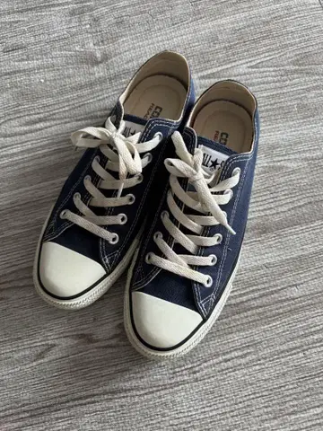 convers 컨버스 네이비 로우컷 캔버스 스니커즈 26cm