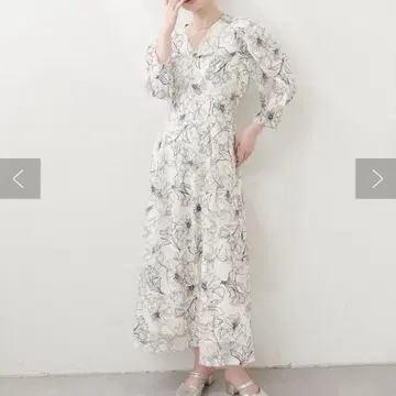 natural couture 선화 자카드 원피스