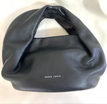 DANSE LENTE 단세.렌테 롤러 가죽 백 블랙