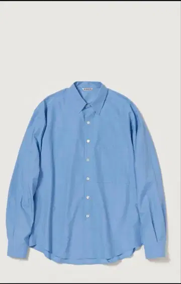[ AURALEE ] WASHED FINX TWILL BIG SHIRT