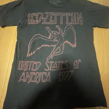 LED ZEPPELIN T셔츠 1977년 미국