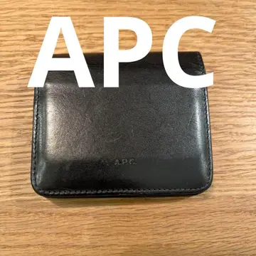 APC 아페쎄 지갑 코인 케이스 블랙