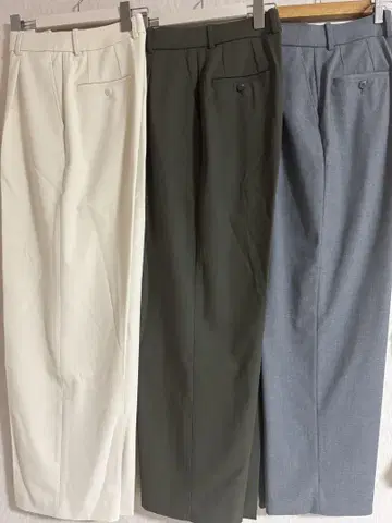 3개 세트 미사용 색상 있음 UNIQLO 유니클로 턱 와이드 팬츠 M