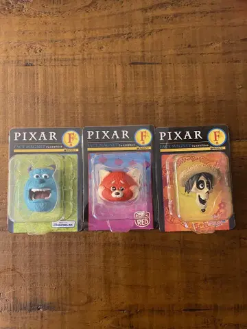 Happy 복권 PIXAR 2025 페이스 마그넷 3세트