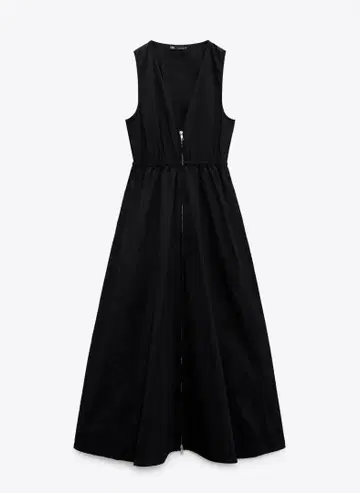 ZARA 포플린 지퍼 원피스 L 사이즈