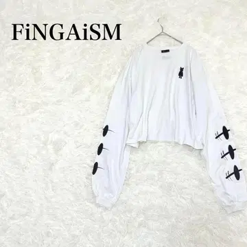 센가 켄토 롱 T셔츠 화이트 [ 센가 켄토  [ FiNGAiSM ]