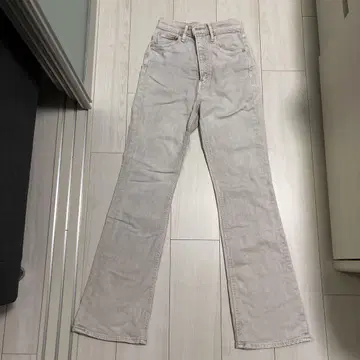 SLY JEANS 부츠컷 데님 23 화이트