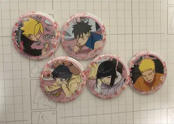 BORUTO season spring 캔뱃지 우즈마키 가문 세트